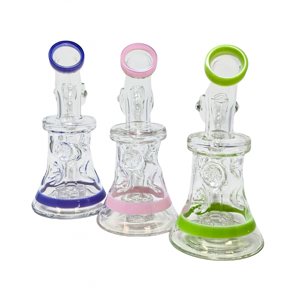 6" Fab Egg Shower Head Water Pipe - [ZD202]