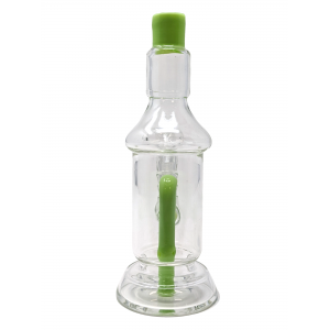 8" Slyme Built-In Hook Perc Bottle Water Pipe Rig - [ZD250]