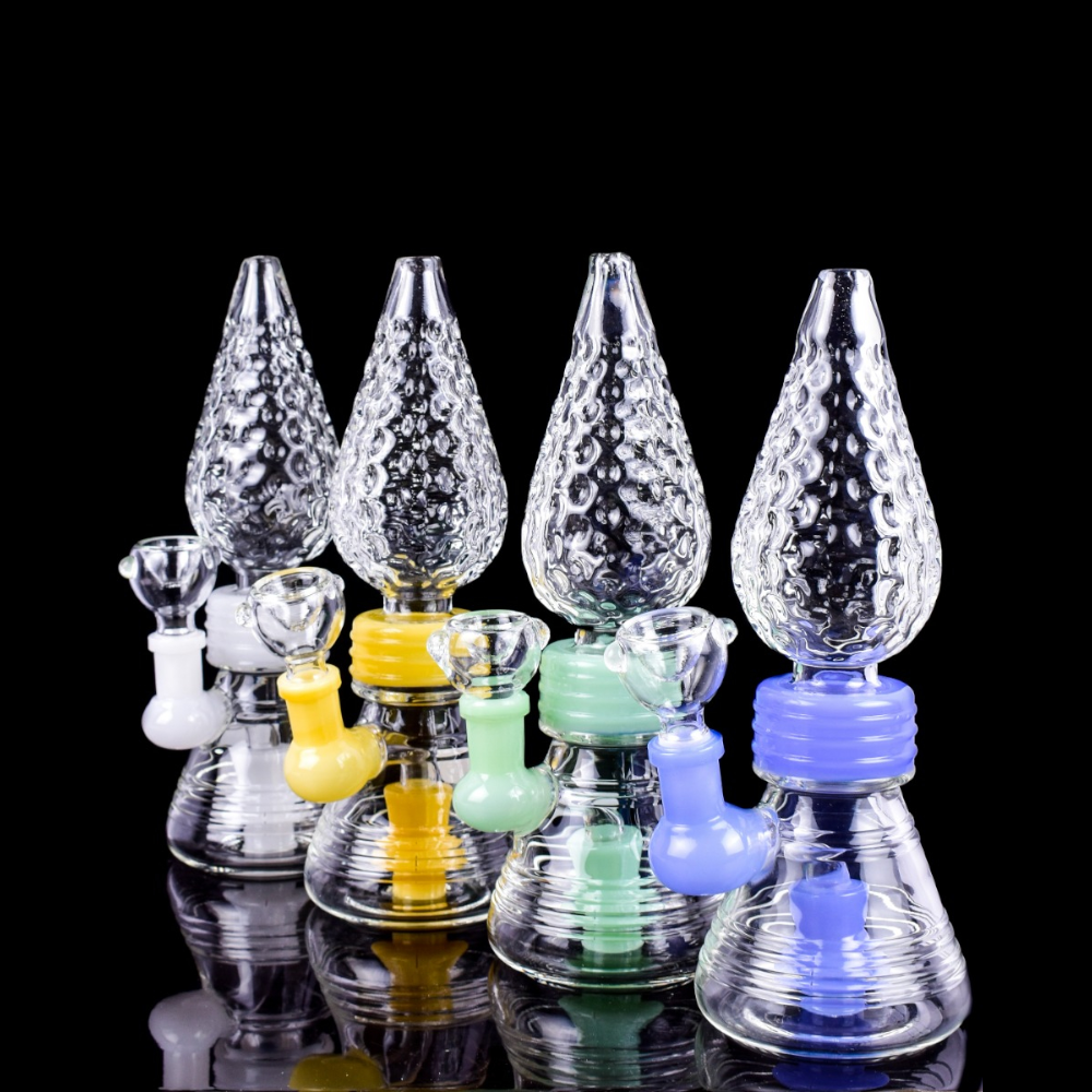 8.5" Night Lamp Shape Shower Perc Water Pipe - [ZD264]