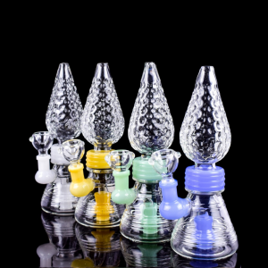 8.5" Night Lamp Shape Shower Perc Water Pipe - [ZD264]