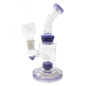 6.5" Assorted Color Shower Head Perc Mini Water Pipe - [ZD269]