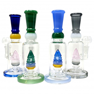 7" Sleek & Stylish Perc Water Pipe - [ZD278]