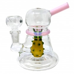 5" Blast Off in Style Pineapple Perc Water Pipe [ZD304]