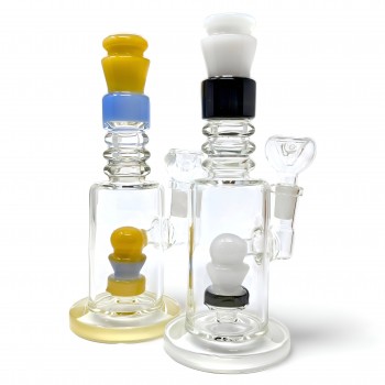 8" Riding The Wave Tsunami-Style Water Pipe Assorted color - [ZD312]
