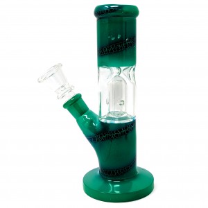 6" Sip In Style: Serpentine Strokes Cylindrical Water Pipe Assorted color - [ZD323]