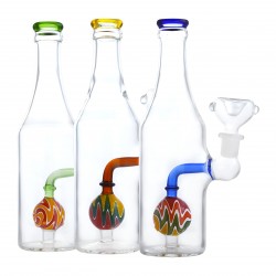 From Bottle To Bliss 8" Molino Bong (assorted colors)