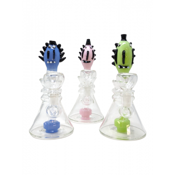 6" Slyme R&M With Matrix Perc Water Pipe [ZD58]
