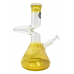 12" ZONG! Fat Bottom Silver Fumed 1-Kink Beaker Zong Water Pipe - [ZF100-BKS]