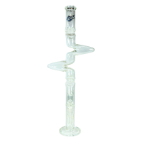 26" ZONG! FAT CLEAR - 4 KINK STRAIGHT + PERC - [ZF250-STP]