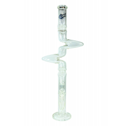 26" ZONG! FAT CLEAR - 4 KINK STRAIGHT + PERC - [ZF250-STP]