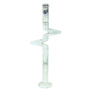 26" ZONG! FAT CLEAR - 4 KINK STRAIGHT + PERC - [ZF250-STP]