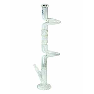 26" ZONG! FAT CLEAR - 4 KINK STRAIGHT + PERC - [ZF250-STP]