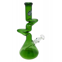 13" ZONG! Mini 2-Kink Beaker Zong Water Pipe - [ZMINIC-BK]