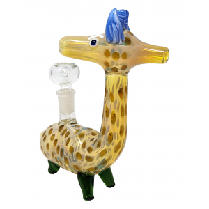 6" Mini Standing Giraffe Water Pipe - [ZN25]