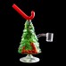 8" Christmas Theme Water Pipe - Glow In The Dark - [FGP5171]