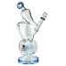 13.5" Lookah Spiral With 2 Drum Perc Recycler Water Pipe - [WPC774]