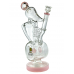 13.5" Lookah Spiral With 2 Drum Perc Recycler Water Pipe - [WPC774]