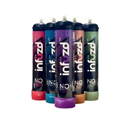 INFUZD 640G Cylinder Multipack 6 Flavor Chargers - 6ct Display 