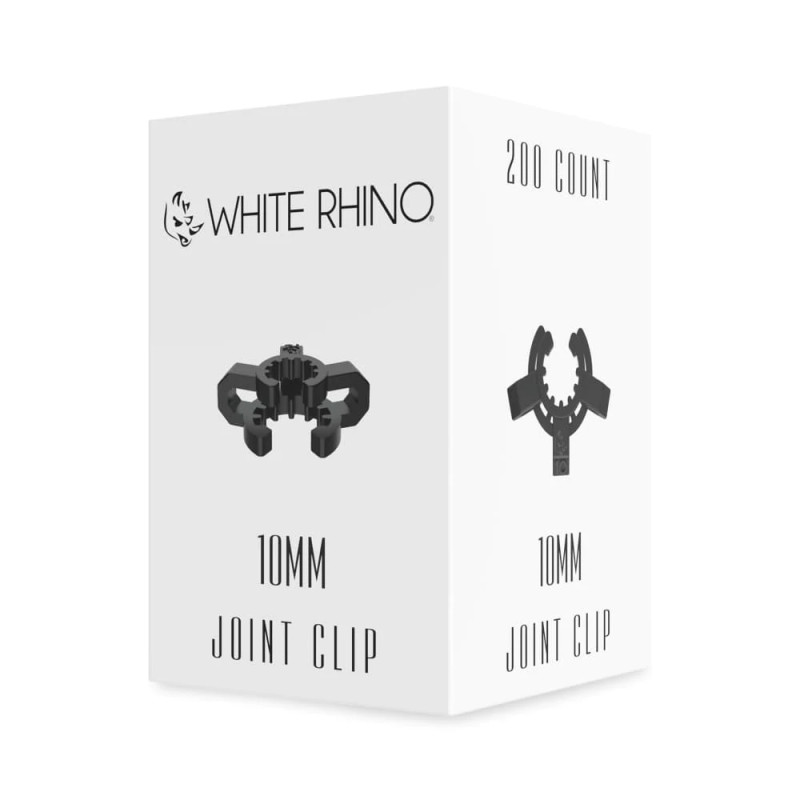 White Rhino C Clip Adapter Black - (Display of 200) 