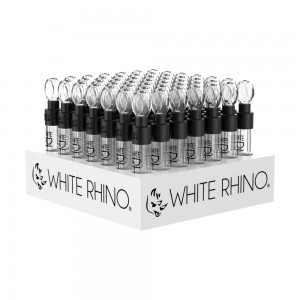 White Rhino Slider Glass Blunt Bulk POP - (Display of 49)