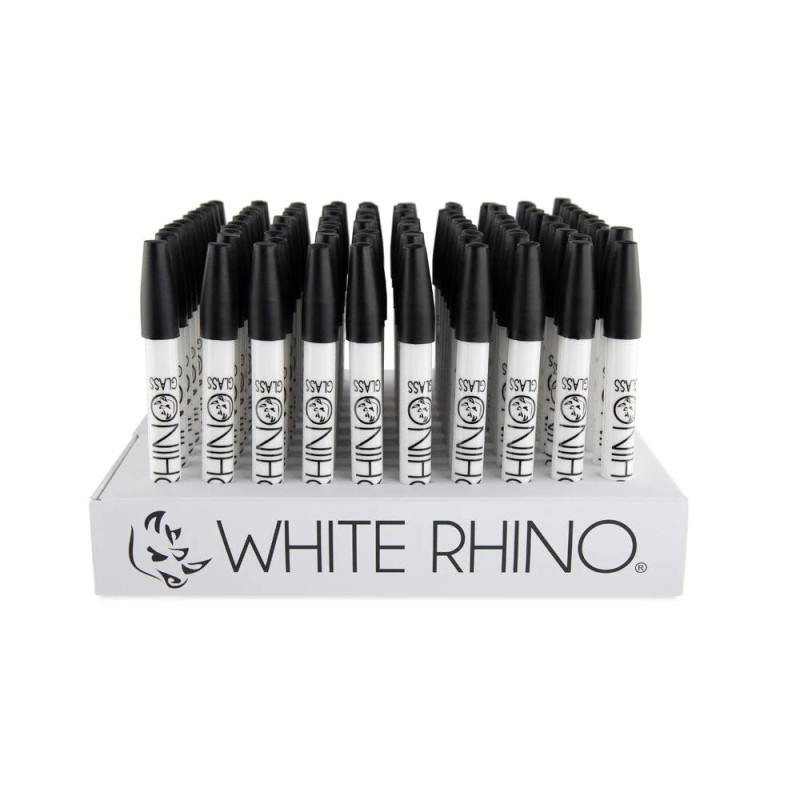 White Rhino Ceramic Straw - 100ct Display [WRG2003] 