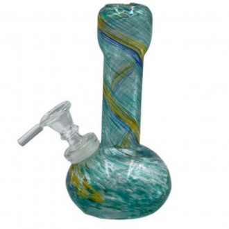 6'' Sm Perfume Bottle Glo Soft Glass Glass On Glass 14mm Female [YD99G] 