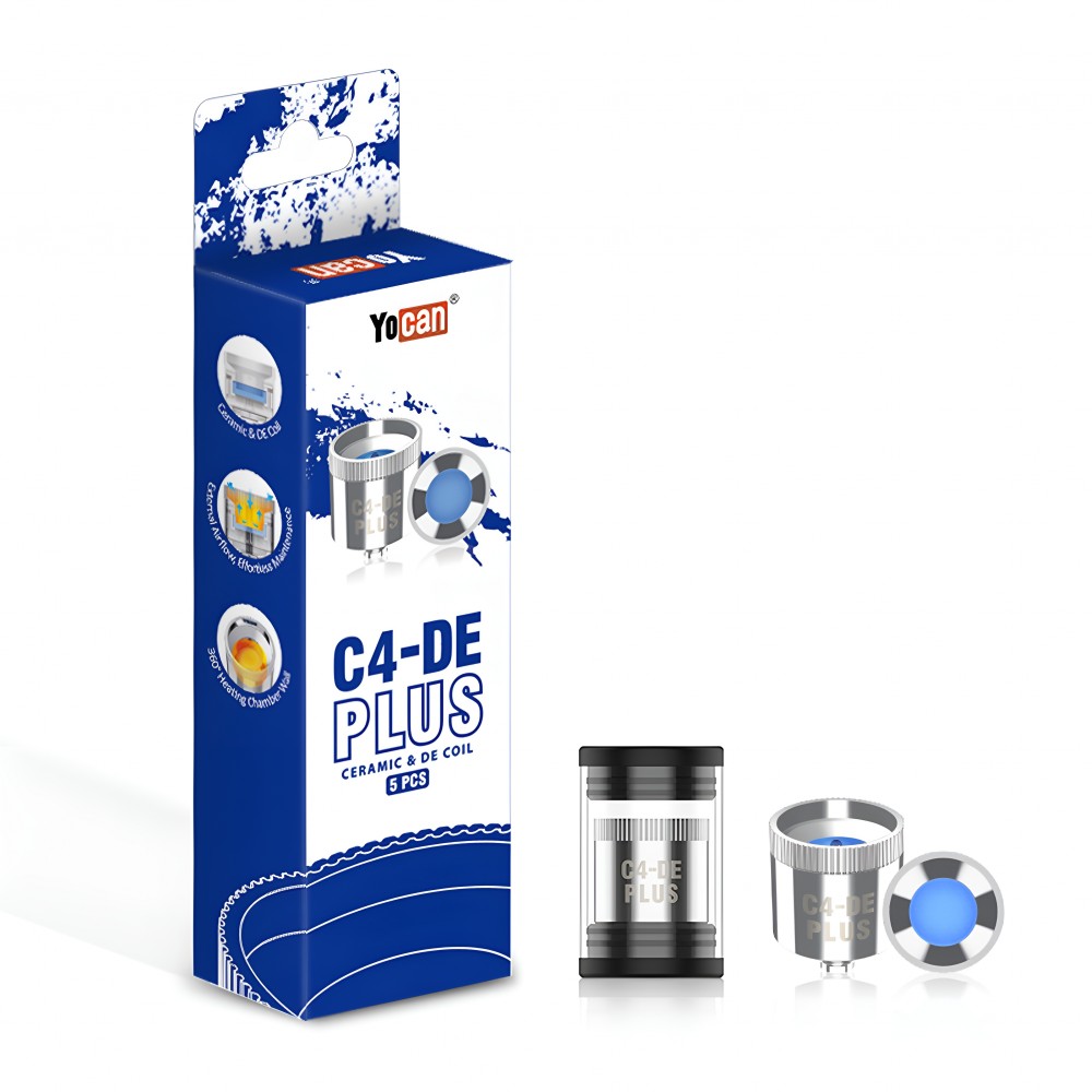 Yocan - Cylo C4-DE Plus Replacement Coils (Pack of 5) Yocan - Cylo C4-DE Plus Replacement Coils (Pack of 5)