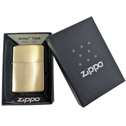 Zippo - Armor Brushed Brass Heavy Wal [168]