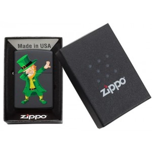 Zippo - Dabbing Leprechaun Design [49124] (MSRP $29.95)