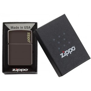 Zippo - Classic Brown Zippo Logo [49180ZL]