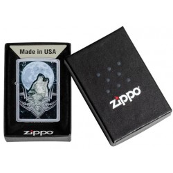 Zippo - Howling Wolf Design [49261]