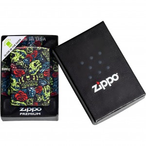 Zippo - Skull Crown Design [49696]