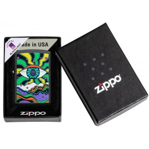Zippo - Black Light Eye Design [49699]