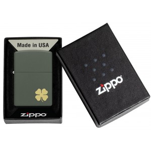 Zippo - Four Leaf Clover Design [49796]