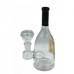 7" Mini Henny Bottle with Showerhead Perc Water Pipe Rig - [SG2929]
