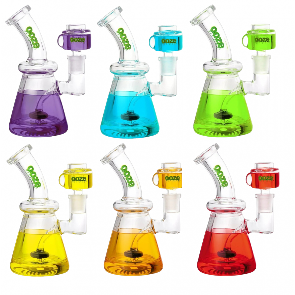 Ooze Glyco Bong Glycerin Chilled Glass Water Pipe