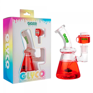 Ooze Glyco Bong Glycerin Chilled Glass Water Pipe 