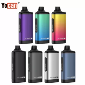 Yocan - Ziva Pro 650mAh Concealed Carto Battery - Mix Colors - 10ct Display 