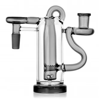 14mm Double Arm Inline Perc Recycler Ash Catcher on 90 Angle