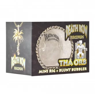 Death Row Records - 3" The Orb Blunt Bubbler Water Pipe w/ 10M Banger