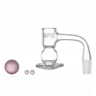 On Point Glass - 14mm Male 90° Fully Weld Round Belly Banger Set