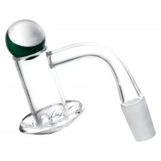 Space King - 14mm Male Blender Slurper w/ Marble Pearls - Dark Blue [SKB23]