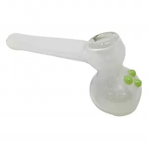 Glow In Dark Frit Art Hammer Bubbler [DJ221] 
