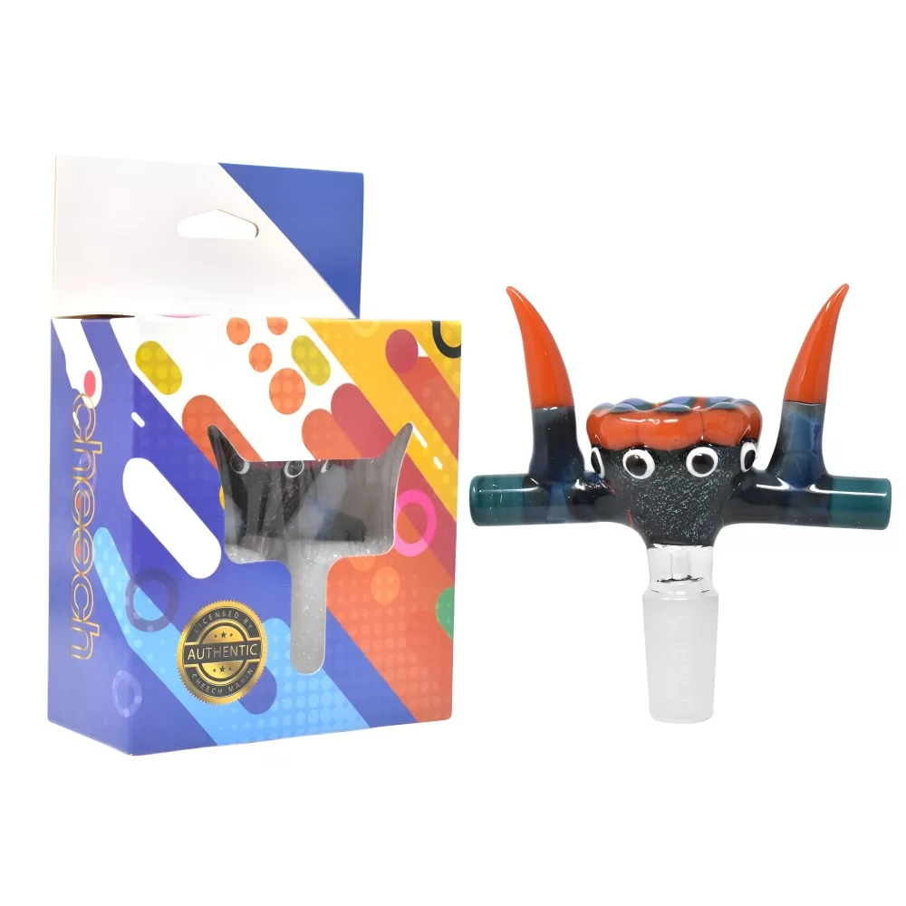 Cheech - 12mm Game Of Thorns Bowl for Glass Water Pipes Cheech 12mm Game Of Thorns Glass Bowl with Spiked Design