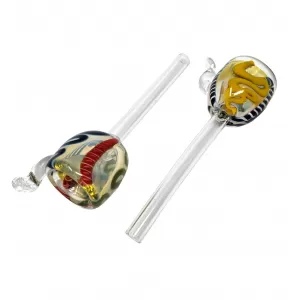 Silver Fumed Dichro 9MM Slide Bowl (Pack of 2) [HHD9] (MSRP $19.99)