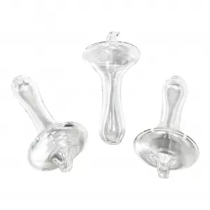 Clear Glass Directional Carb Cap - [GCP-DA51]