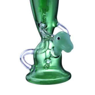 Clover Glass - 8" Antilope's Hydration Recycler Water Pipe - [WPE-905]