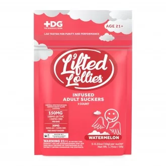 Lifted Lollies Cannabinoid Infused Adult Suckers 50g/ Bag - 5ct/ 10pk Display