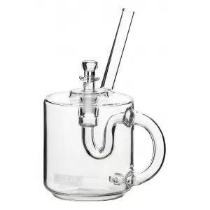 GRAV® Coffee Mug Pocket Bubbler Hand Pipe (Clear) - [PBCM.0]