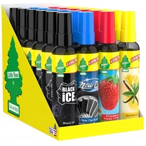 Little Tree 3.5OZ Spray - Assorted Air Freshners - 24ct Display